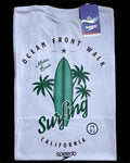 camiseta blanco surf - estilo playero