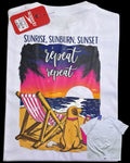 camiseta blanco talla M - estilo playero