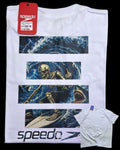 camiseta blanco calavera - estilo playero