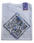 camiseta blanco palm talla XL - estilo playero
