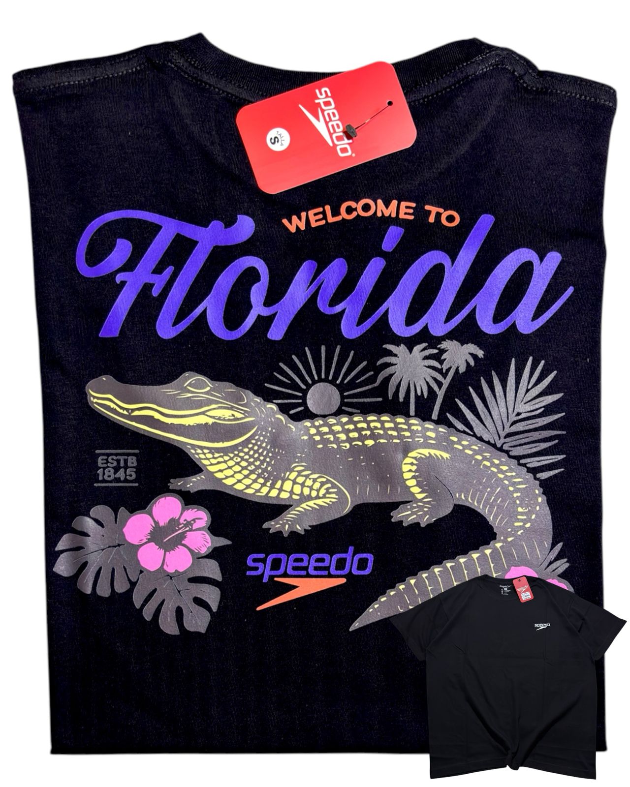 camiseta negra talla S - estilo playero
