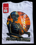 camiseta blanco calavera talla XL - estilo playero