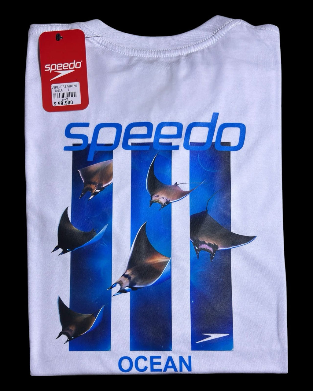 camiseta blanco ocean talla L - estilo playero