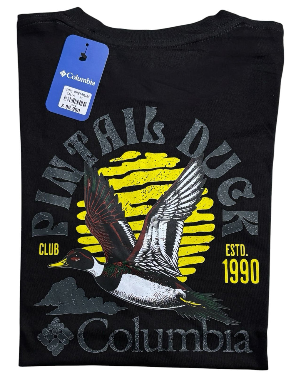 camiseta negro pato - estilo aventura