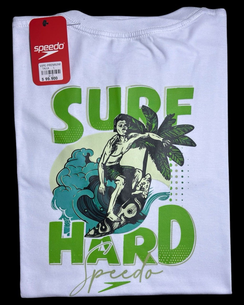 camiseta blanco surf - estilo playero
