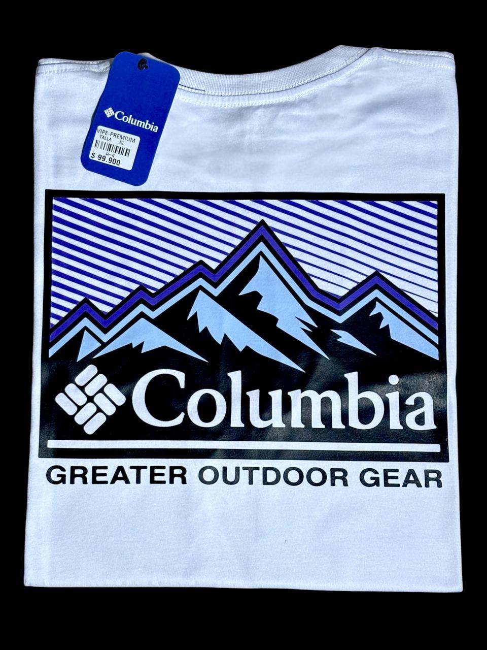 camiseta blanco montain - estilo aventura