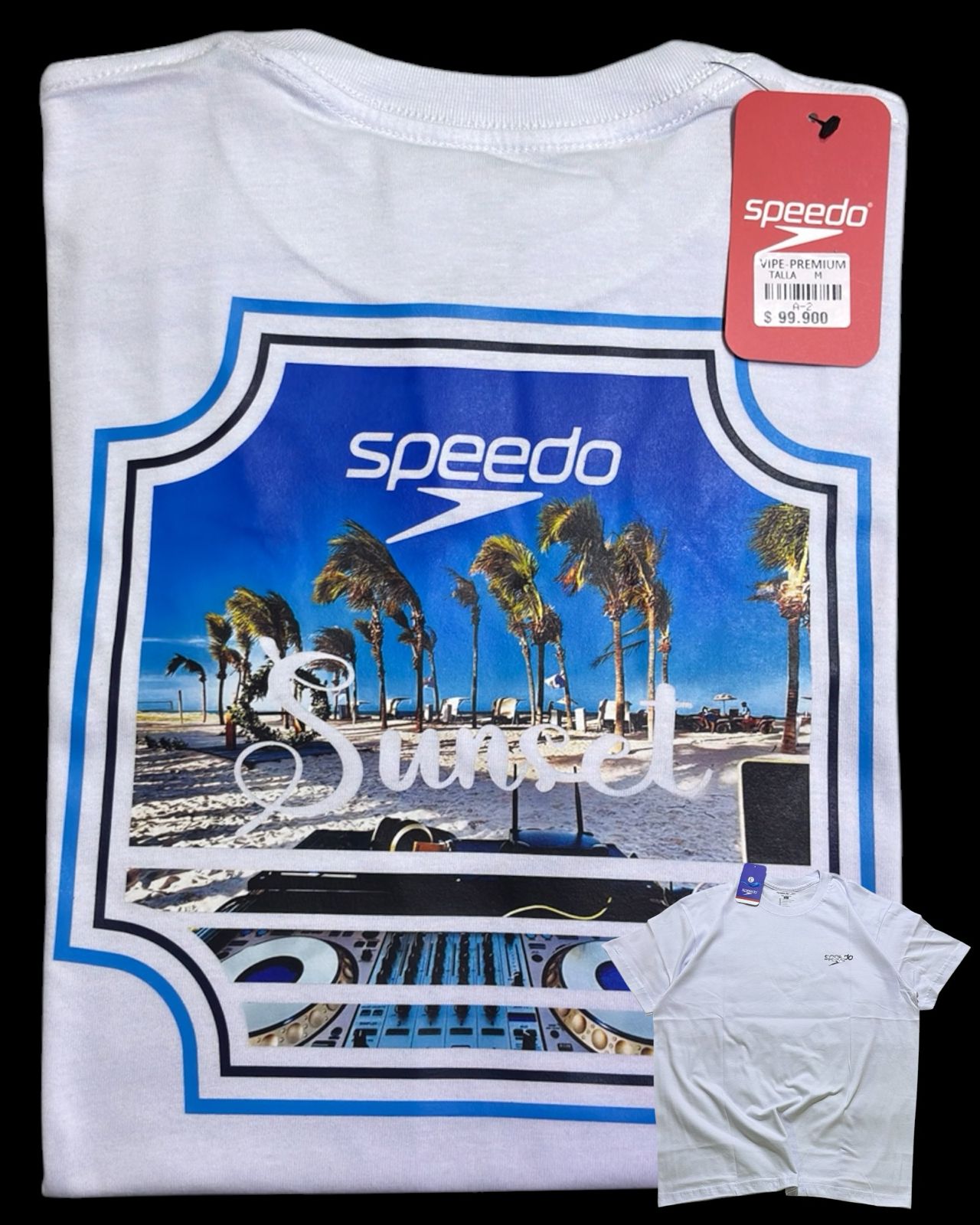 camiseta blanco playa - estilo playero