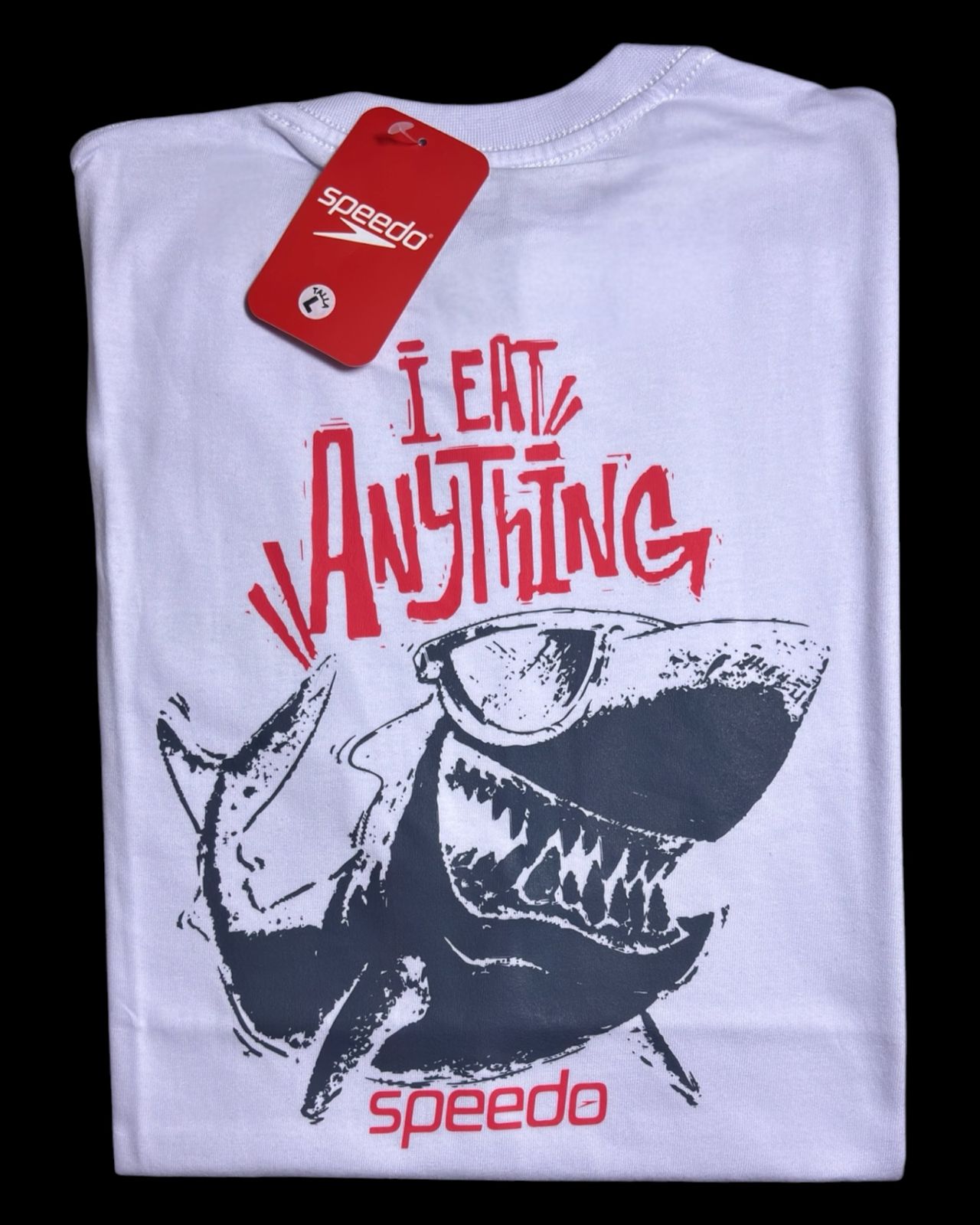 camiseta blanco tiburon talla L - estilo playero