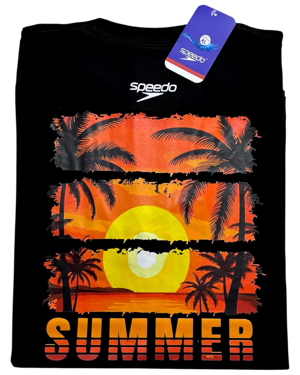 camiseta negro summer talla XL - estilo playero