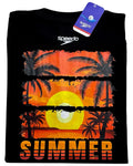 camiseta negro summer talla XL - estilo playero