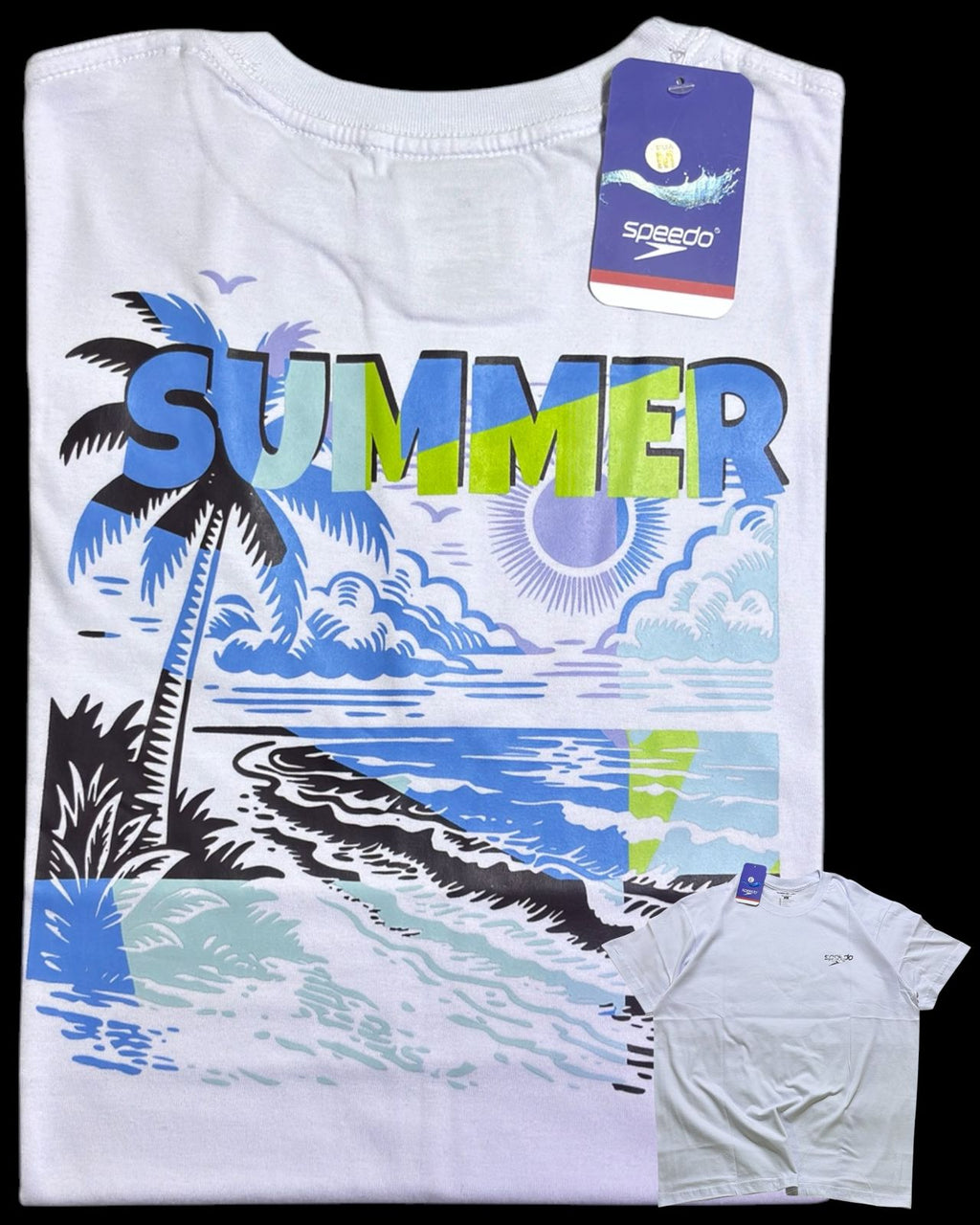 camiseta blanco talla M - estilo playero