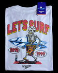 camiseta blanco calavera talla L - estilo playero