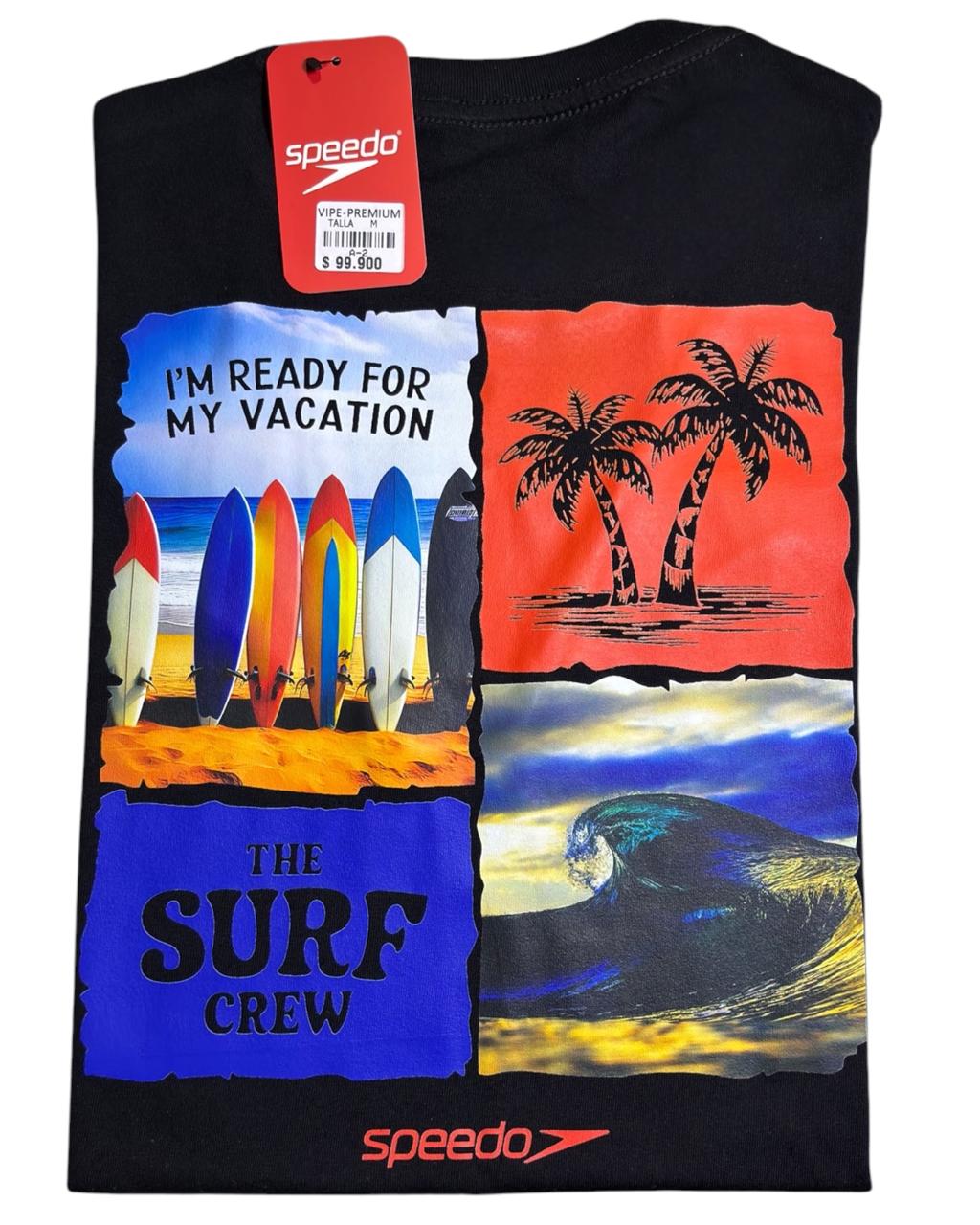 camiseta negra talla M - estilo playero
