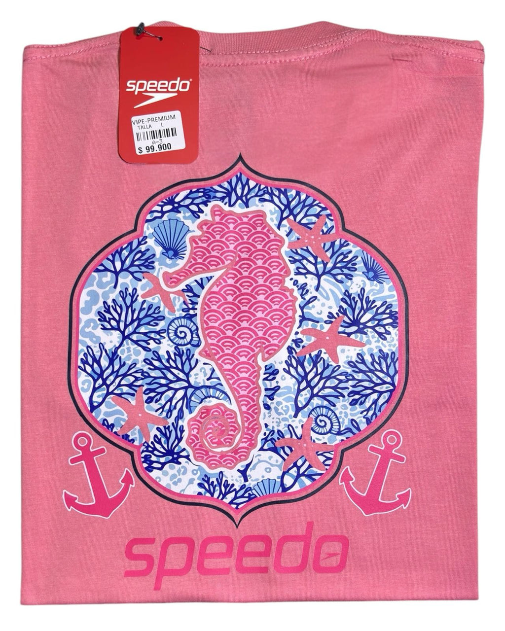 camiseta color sea horse mujer talla L - estilo playero