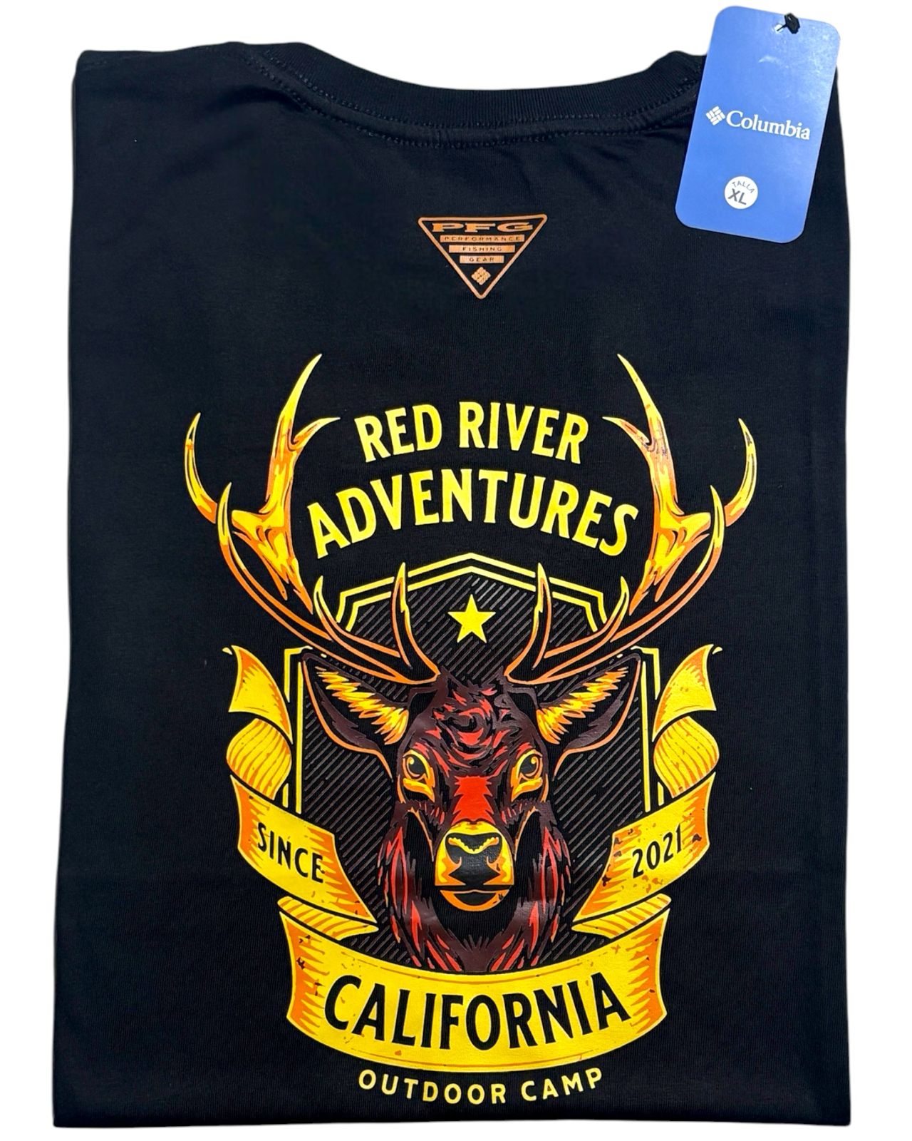 camiseta negro siervo talla XL - estilo aventura