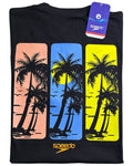 camiseta negro palm talla XXL - estilo playero