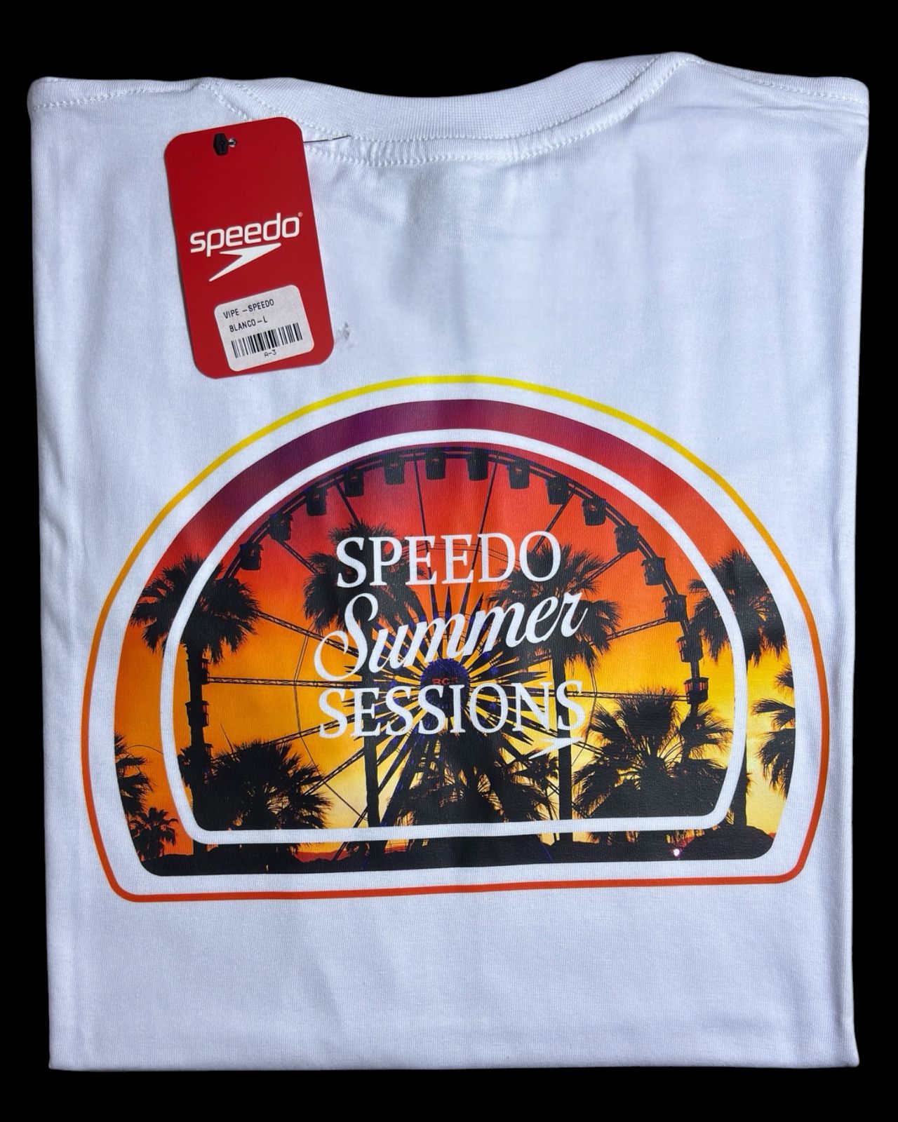 camiseta blanco summer talla L - estilo playero