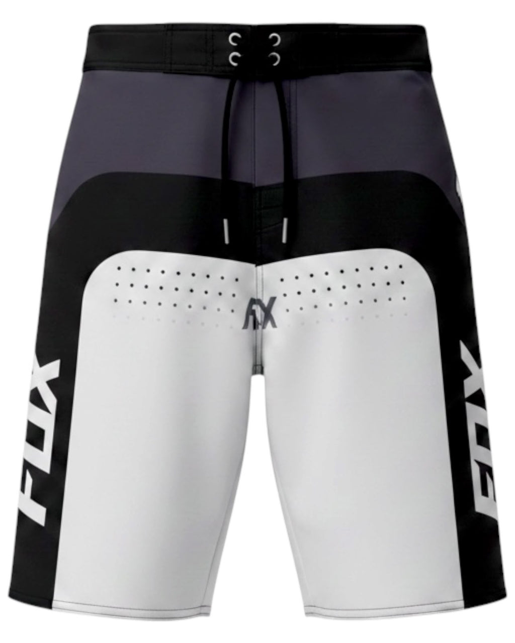 Pantaloneta Playera Antifluido Secado Rápido - estilo blanco y negro fox