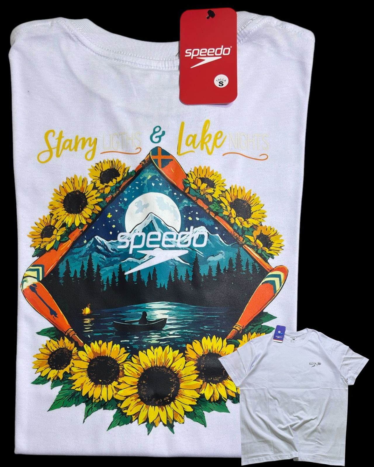 camiseta blanca talla S - estilo playero