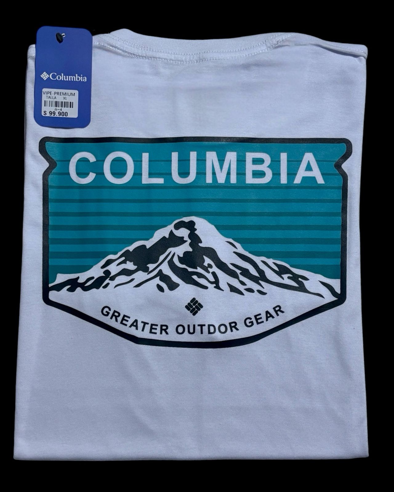 camiseta blanco montaña talla XL - estilo aventura