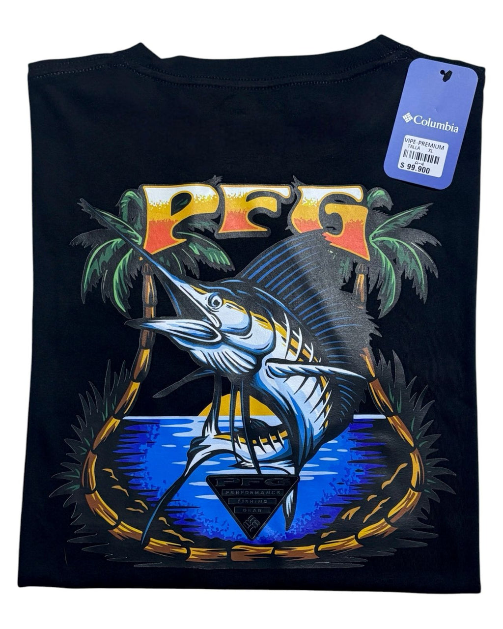 camiseta negro marlin talla XL - estilo aventura