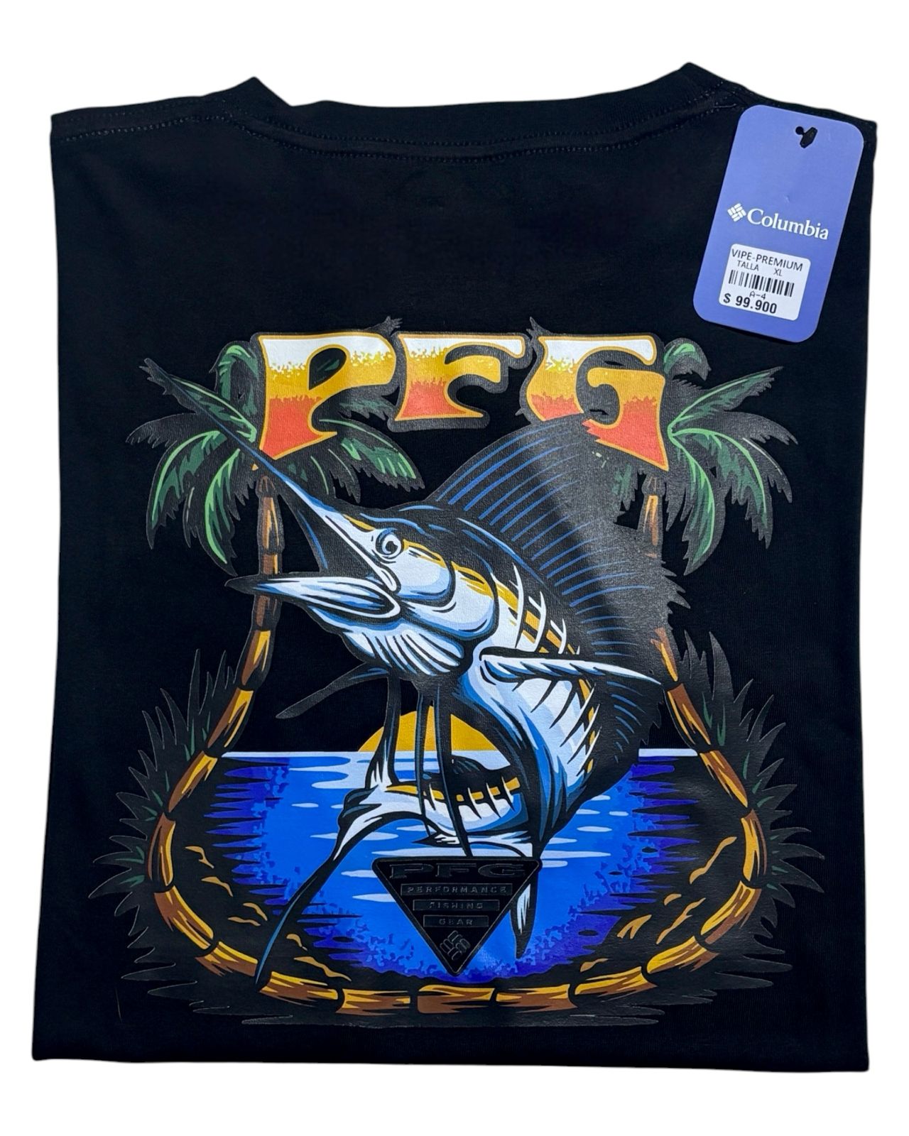 camiseta negro marlin talla XL - estilo aventura