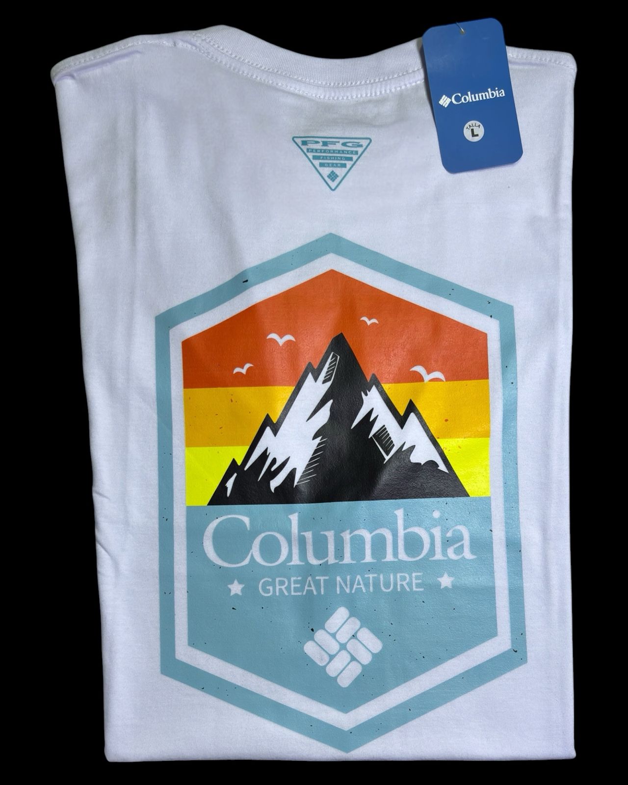 camiseta blanco montaña talla L - estilo aventura
