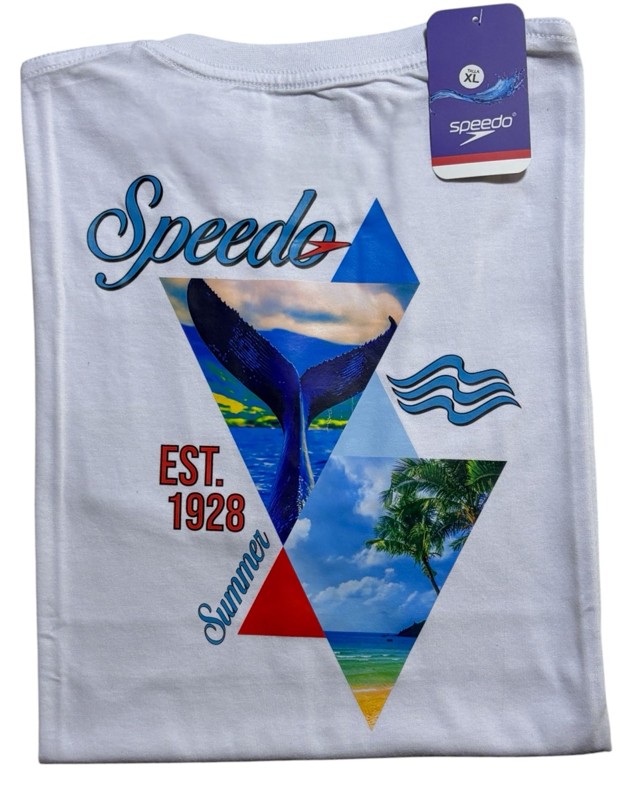 camiseta blanco beach talla XL - estilo playero