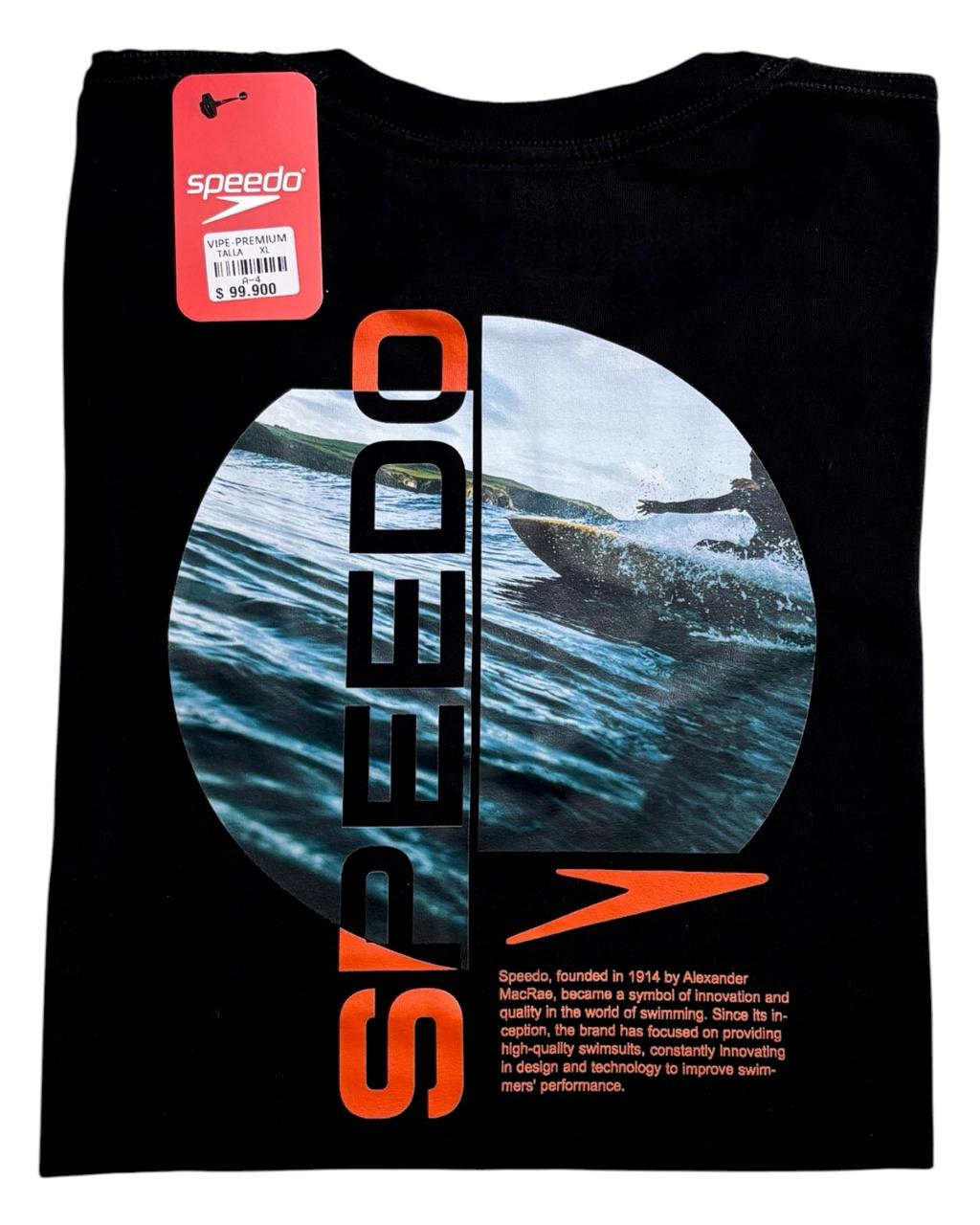 camiseta negro surf talla XL - estilo playero