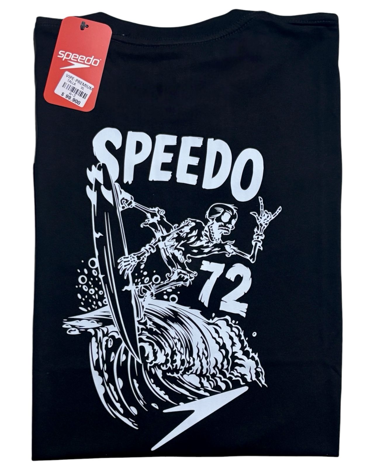 camiseta negro calavera talla XL - estilo playero