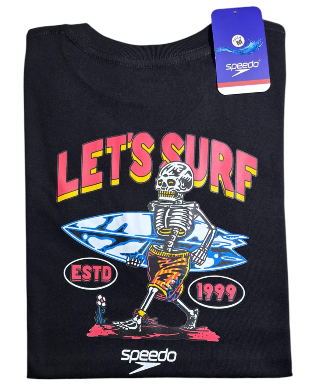 camiseta negro calavera - estilo playero