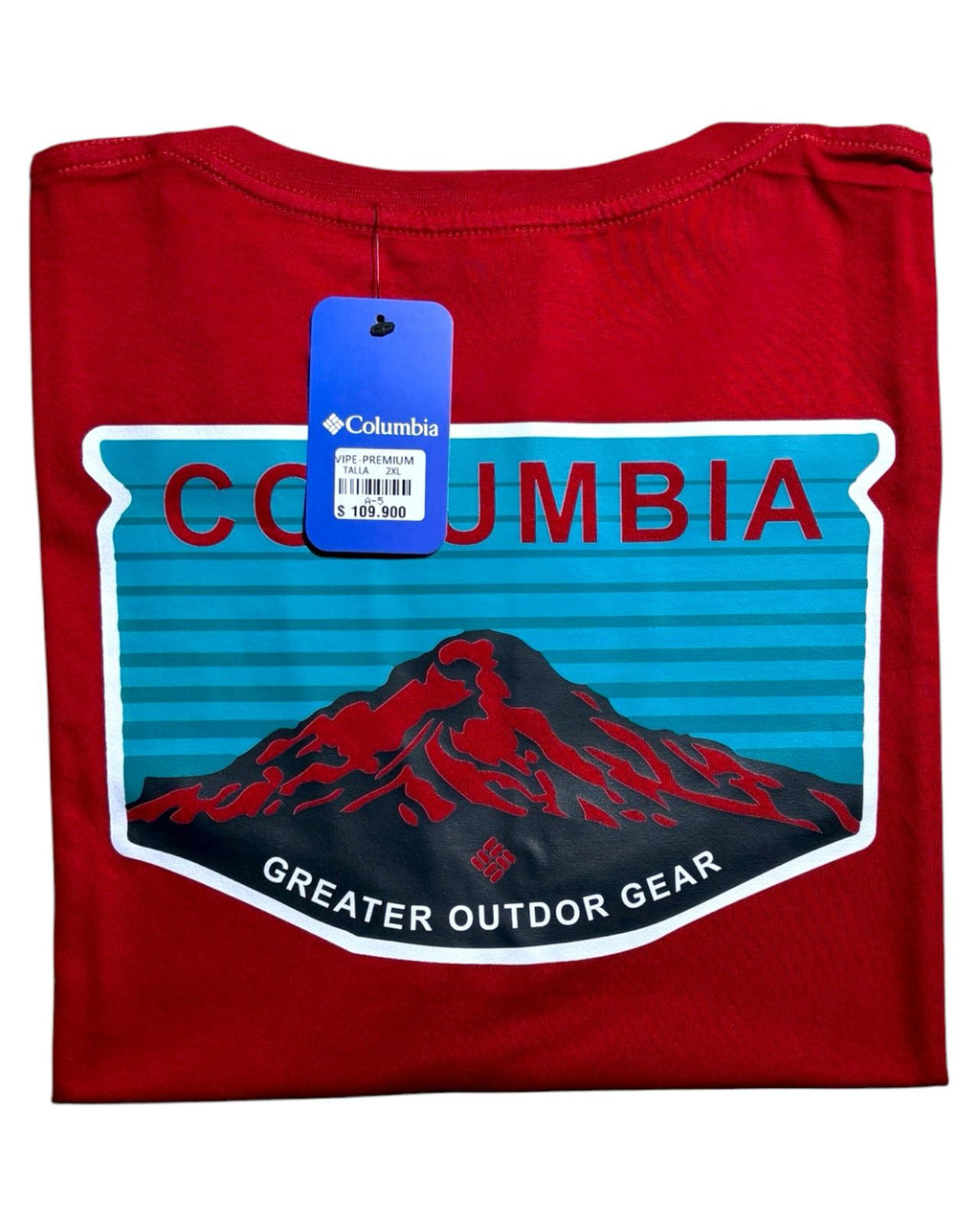 camiseta color montaña talla XXL - estilo aventura