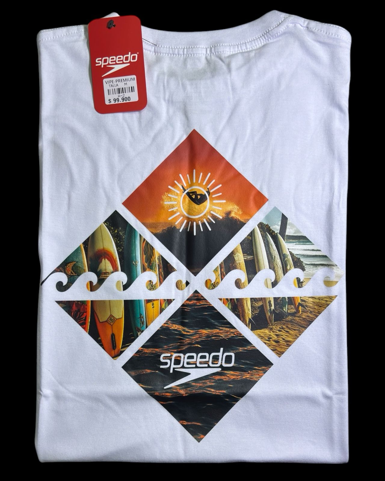 camiseta blanco talla M - estilo playero