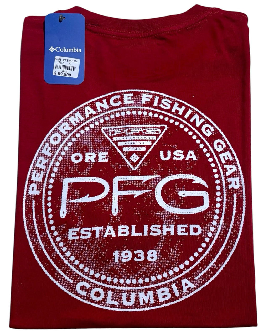 camiseta color pesca talla XL - estilo aventura