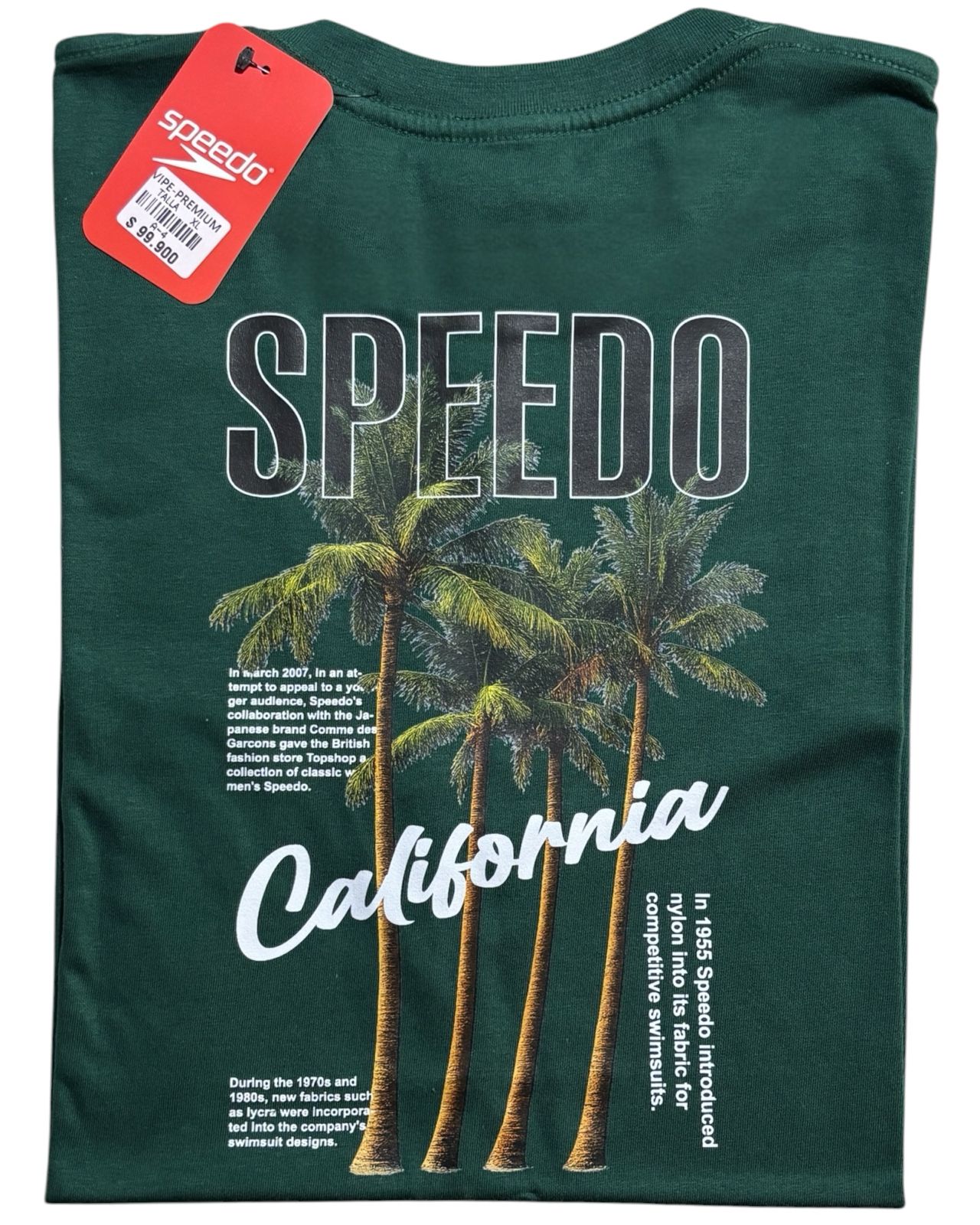 camiseta color palm talla XL - estilo playero