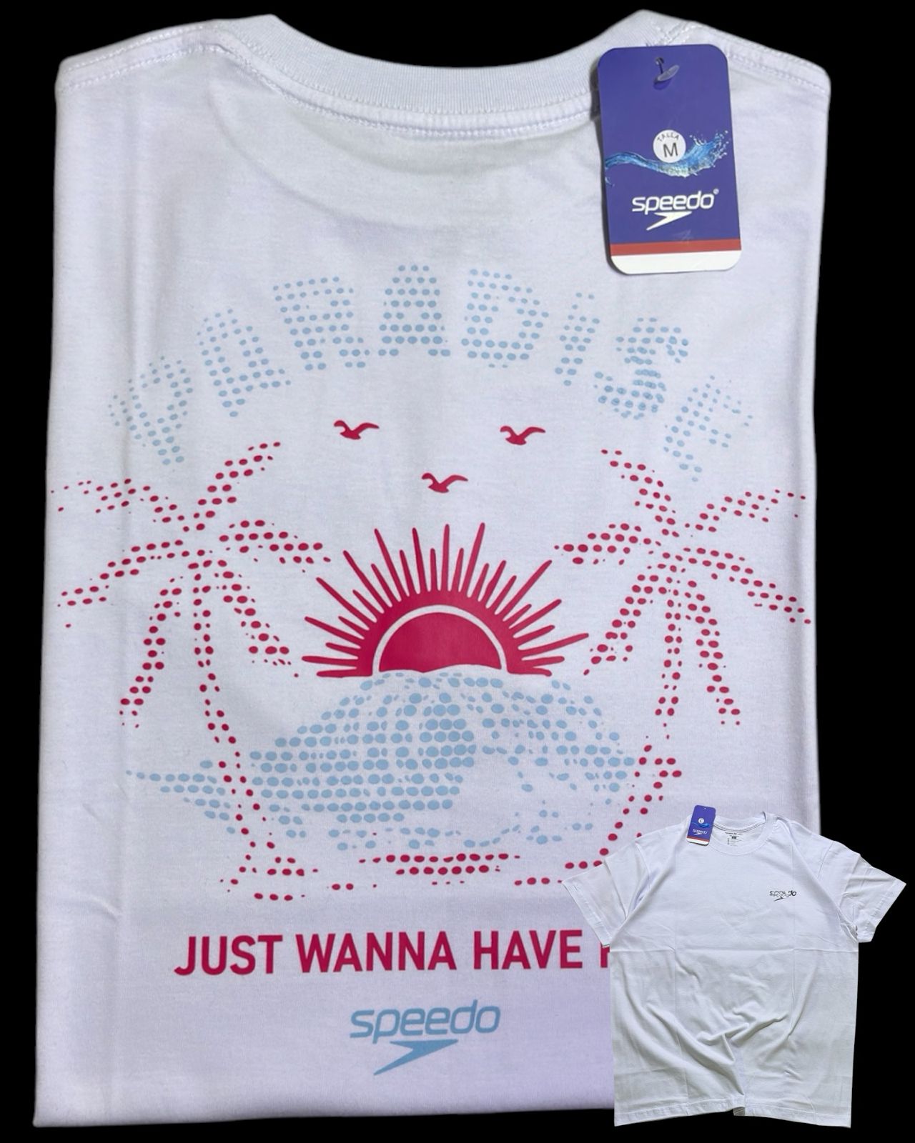 camiseta blanco talla M - estilo playero