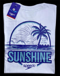 camiseta blanco sunshine - estilo playero