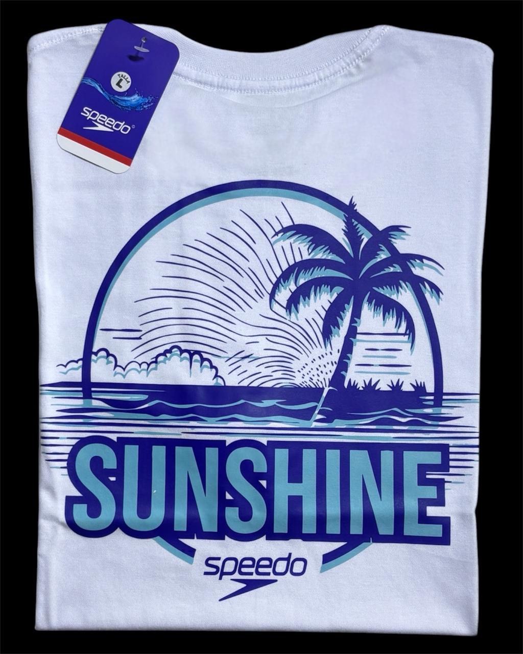 camiseta blanco sunshine - estilo playero