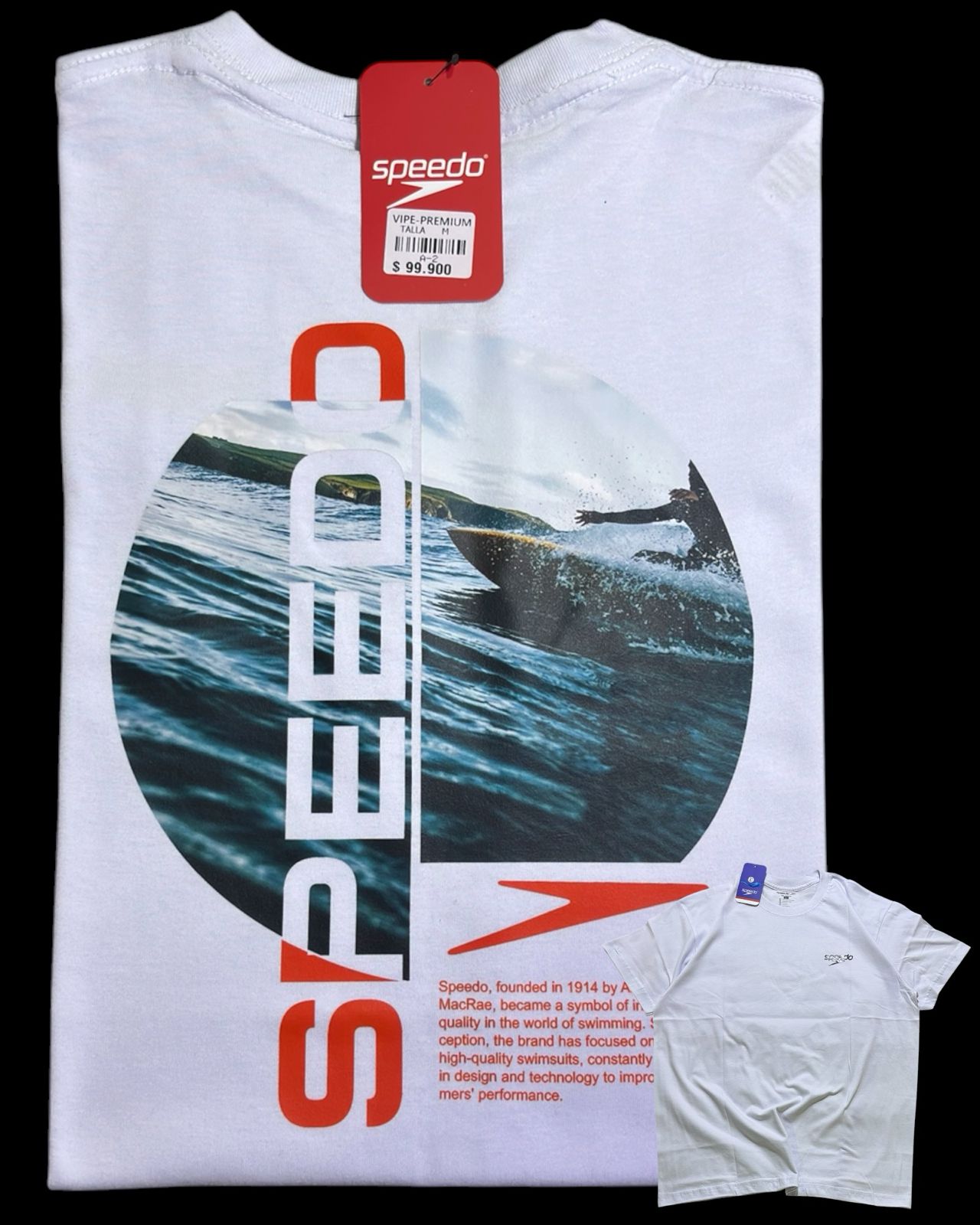 camiseta blanco talla M - estilo playero