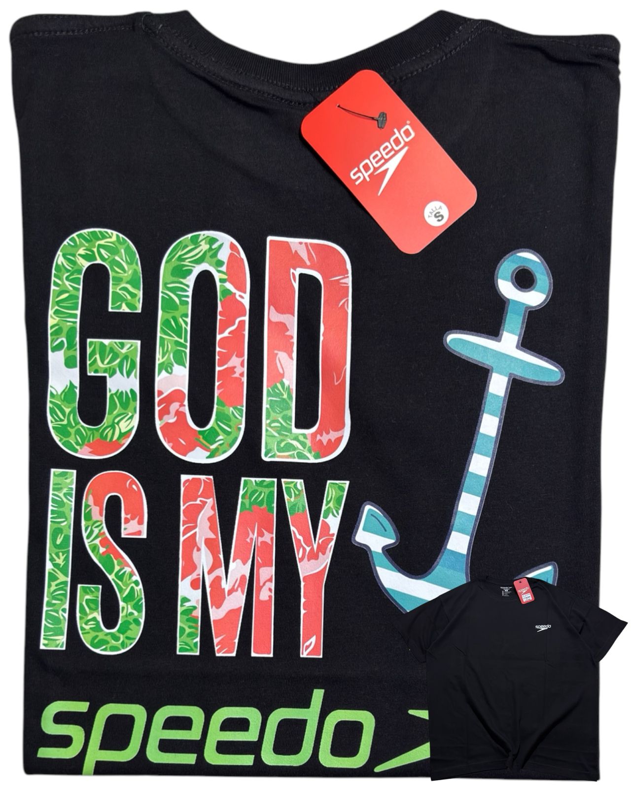 camiseta negra talla S - estilo playero