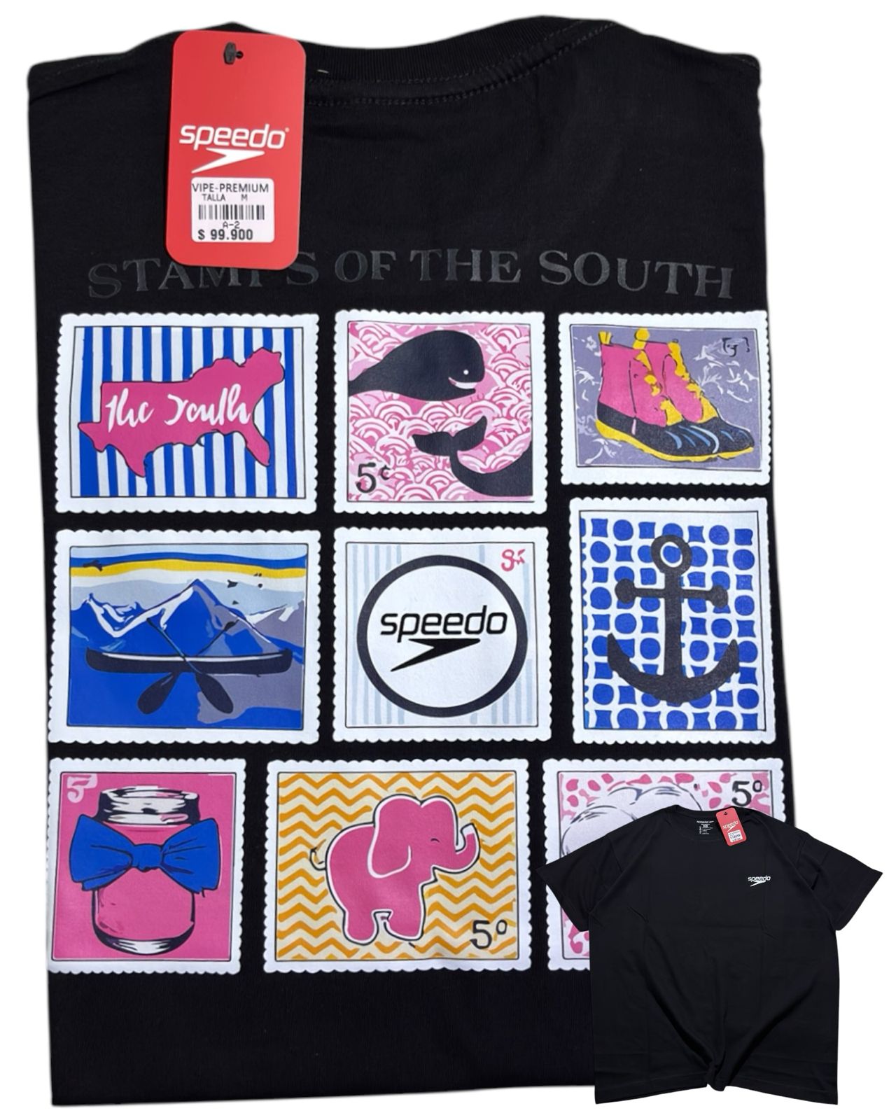 camiseta negro talla M - estilo playero