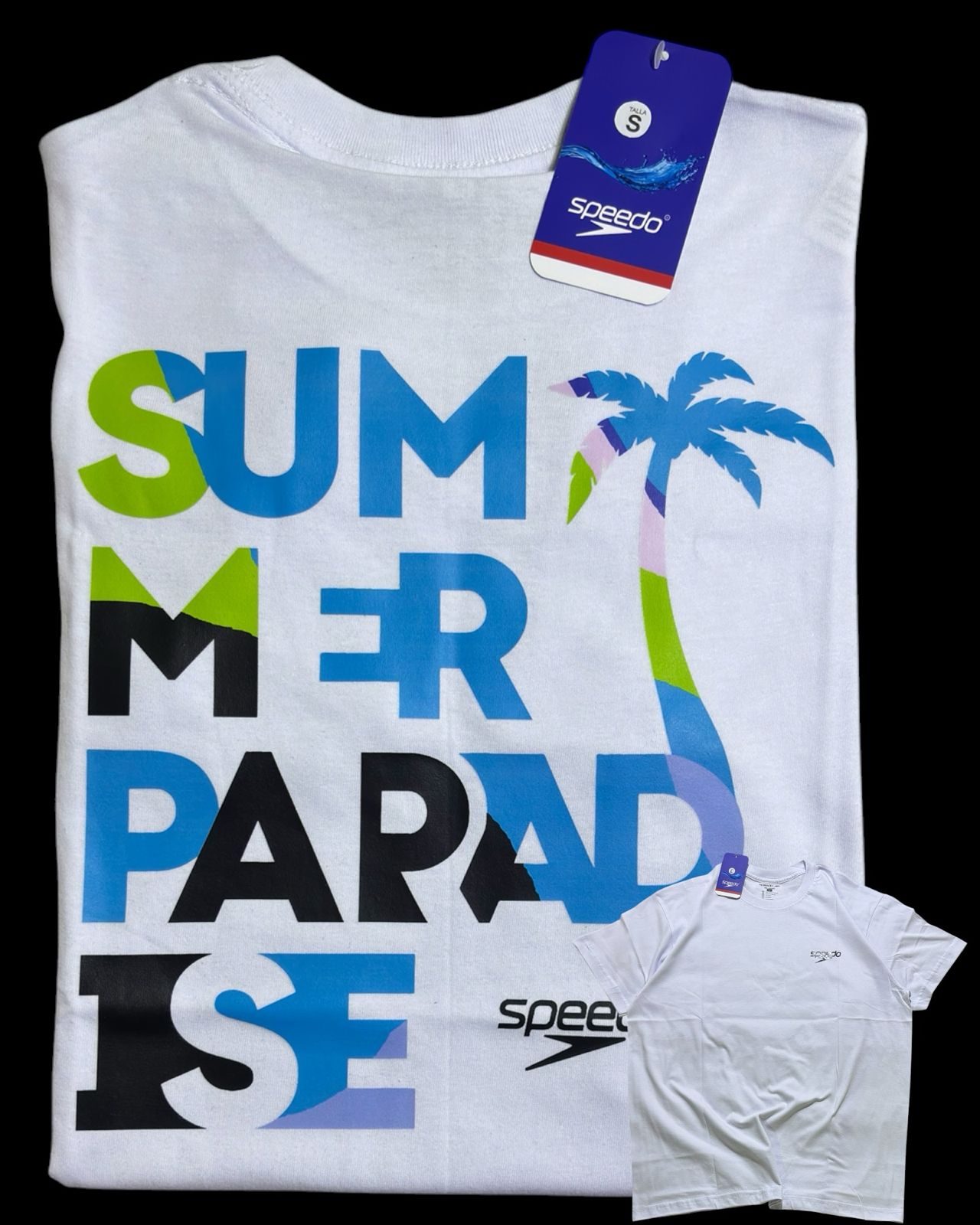 camiseta blanca talla S - estilo playero