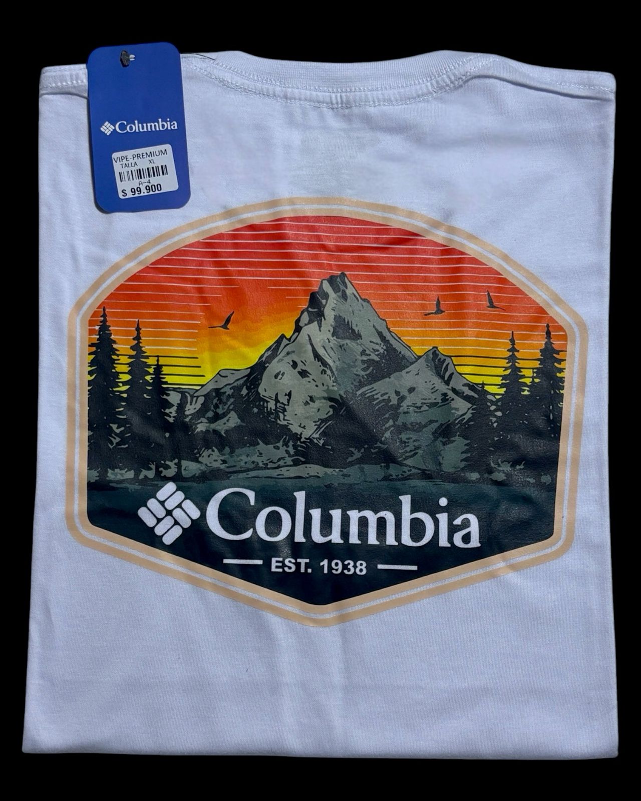 camiseta blanco montaña talla XL - estilo aventura