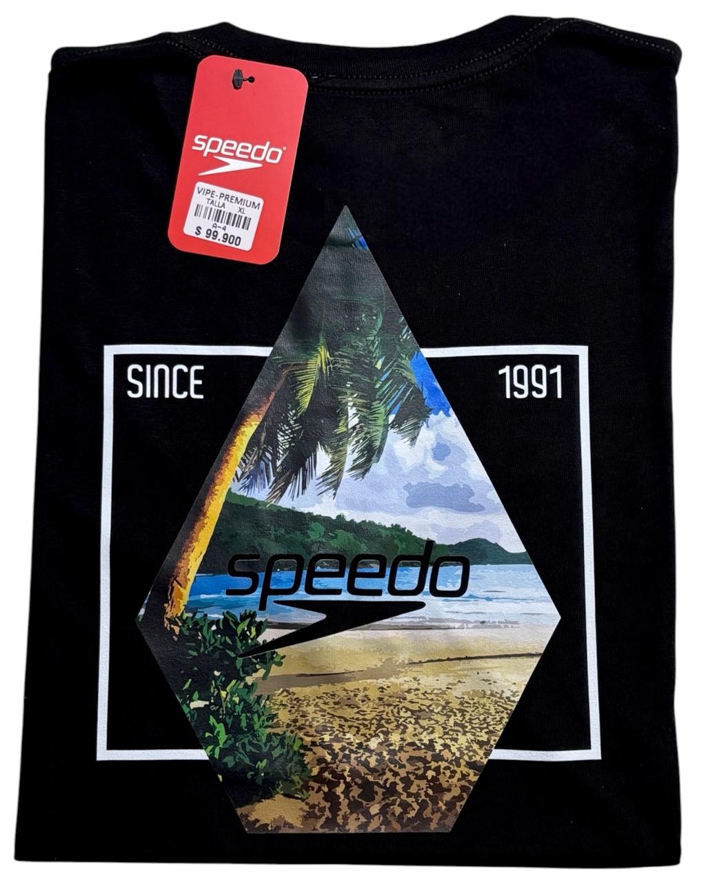 camiseta negro playa talla XL - estilo playero
