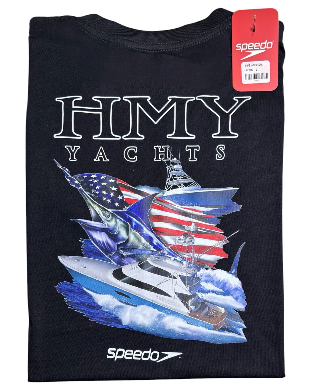 camiseta negro marlin  - estilo playero