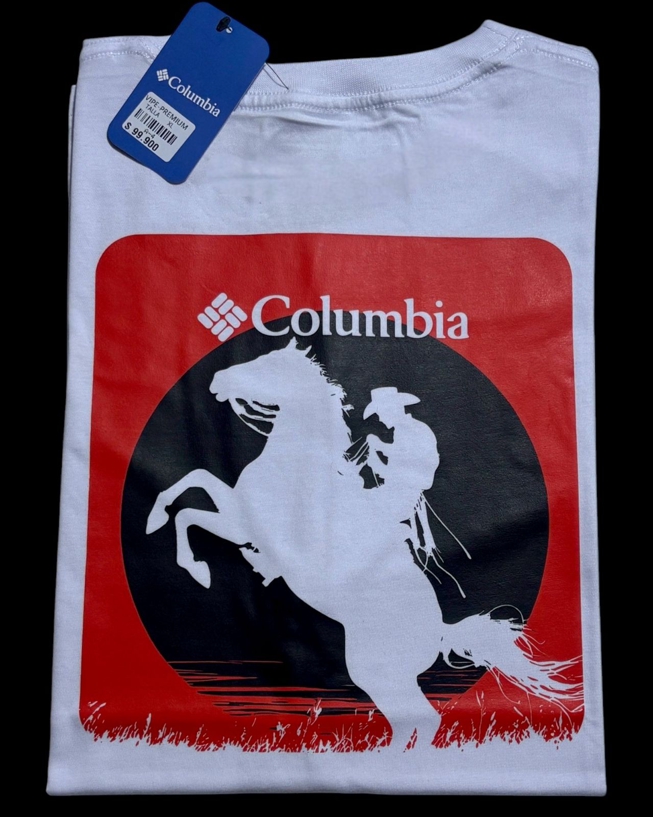 camiseta blanco vaquero talla XL - estilo aventura