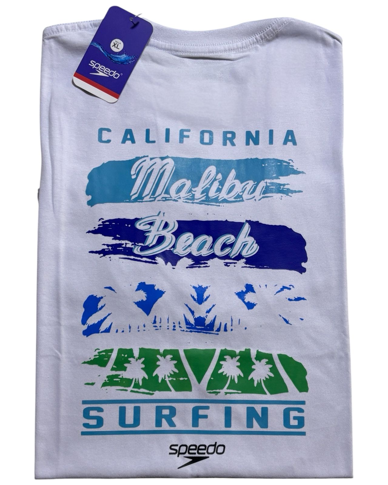 camiseta blanco california talla XL - estilo playero