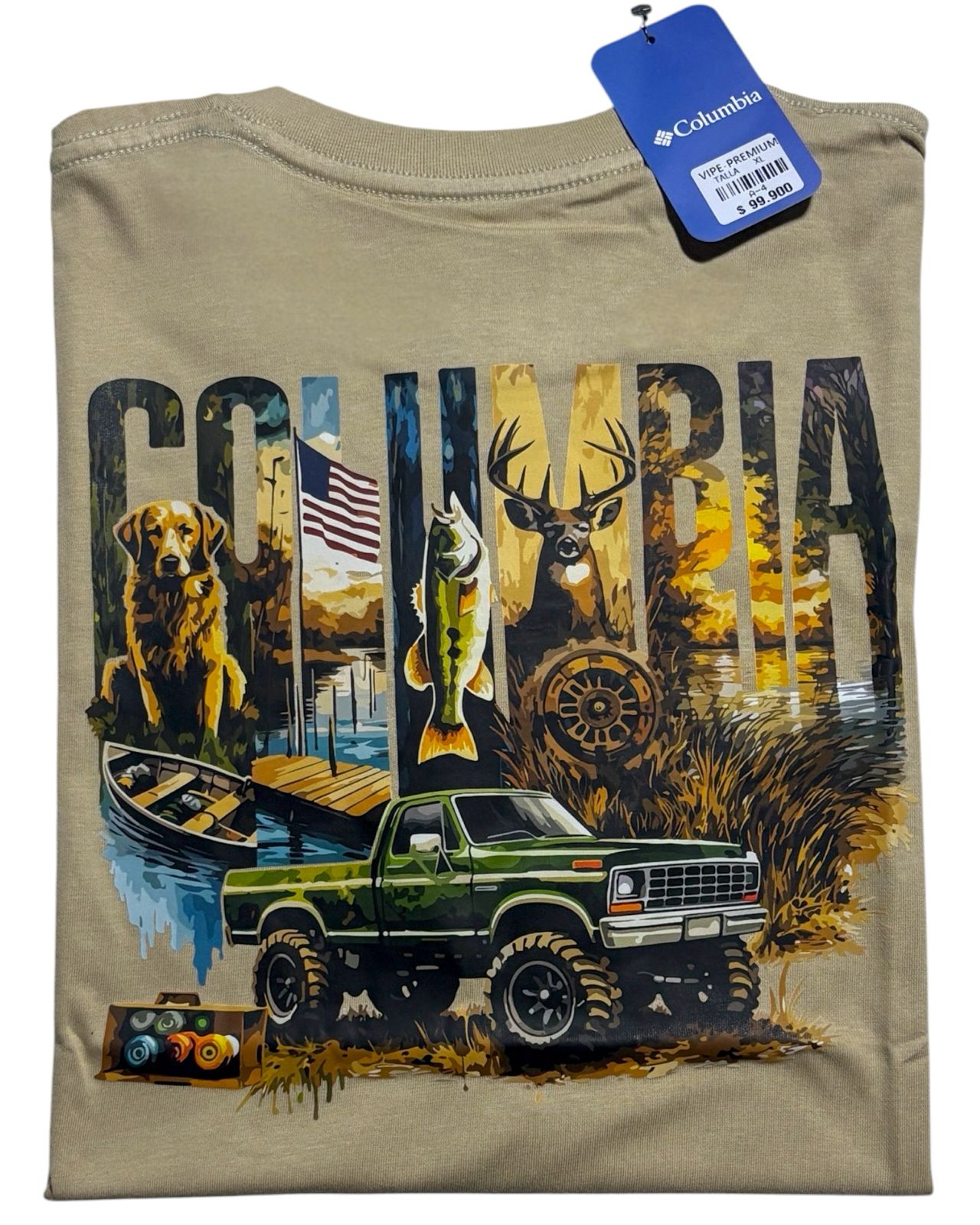 camiseta color car talla XL - estilo aventura